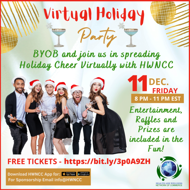 Health & Wellness Network FREE Holiday Party! -You Don’t Want to MISS It!!! You are Cordia