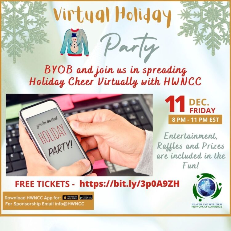 Health & Wellness Network FREE Holiday Party! -You Don’t Want to MISS It!!! You are Cordia