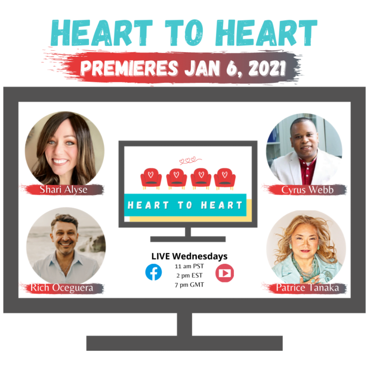 I am so excited to announce my brand-new talk show, Heart to Heart! It premieres on Wed, January 6th