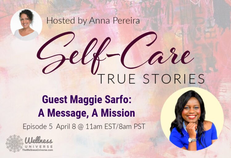 Going Live at 11am EDT – Self-Care True Stories w @maggiesarfo > Grab your free seat! https