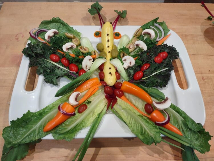 My Butterfly Salad Created for World Jenny’s Day celebrating mental health day on Facebook, He