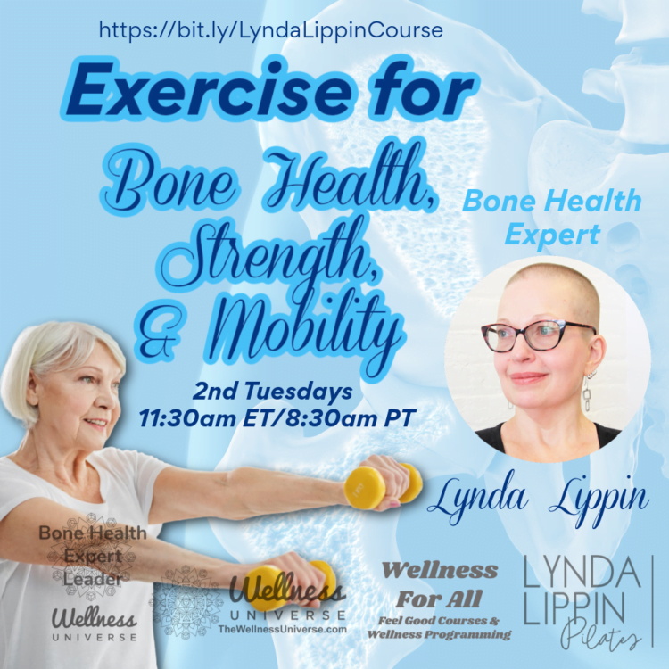 LIVE IN 2 DAYS! The Wellness Universe presents Lynda Lippin, @lyndalippin Bone Health Expert Leader,