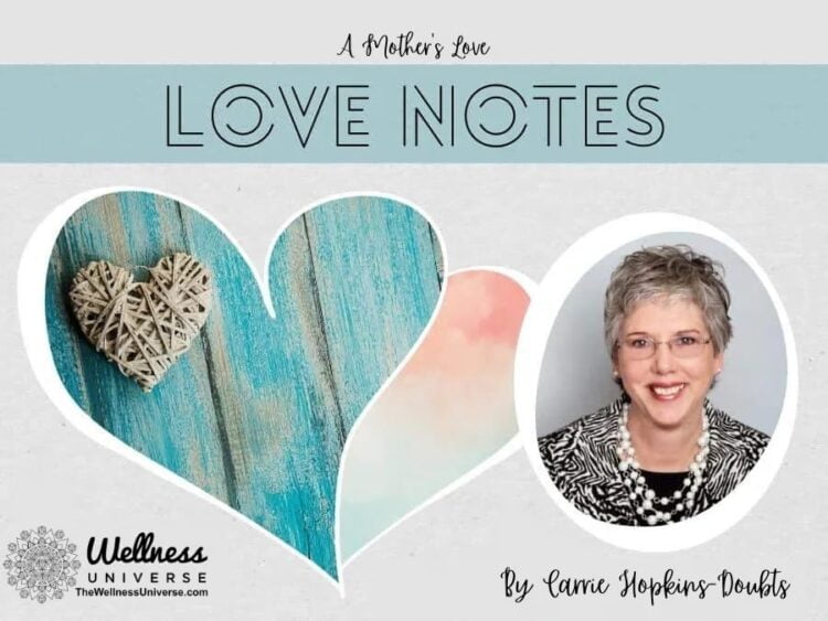 Love Notes – A Mother’s Love By Carrie Doubts @carriedoubts On Mother’s Day, a great deal 