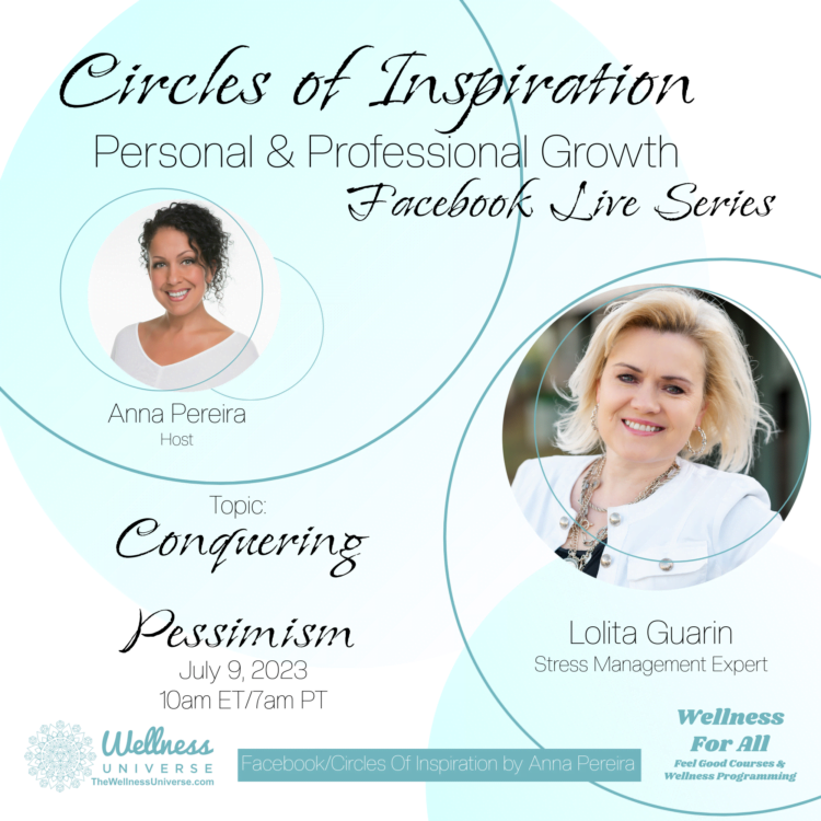 Join me for a candid and inspiring conversation with Best-Selling Author and Stress Management Exper