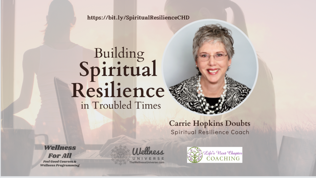 Class Image Building Spiritual Resilience in Troubled Times