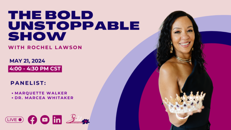 HAPPENING TODAY! Join us LIVE on The Bold Unstoppable Women’s Show for an impactful discussion