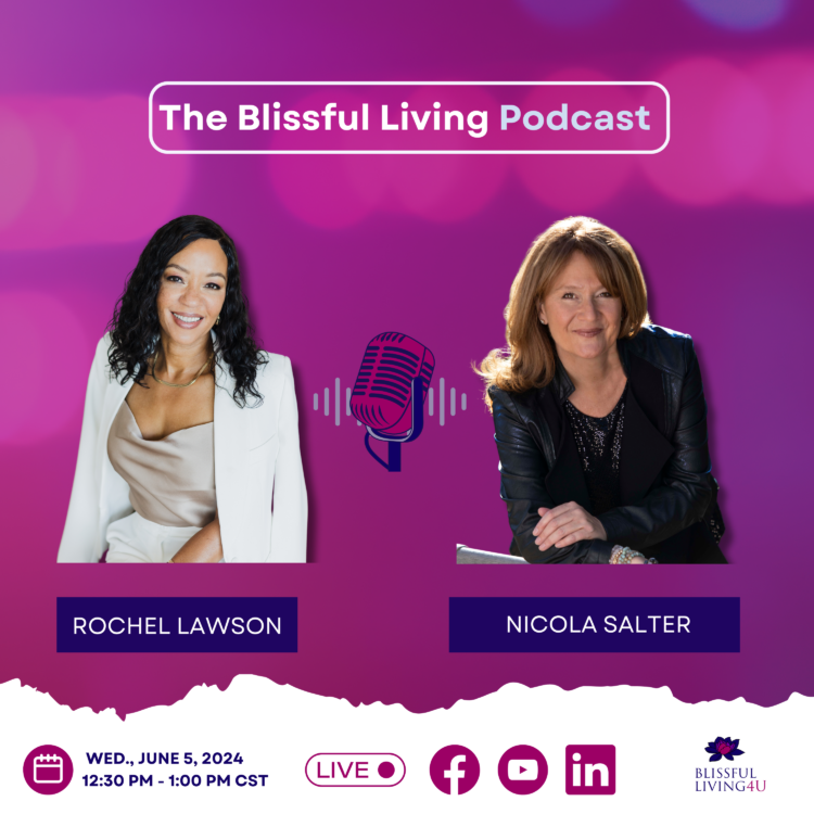 Join me, Rochel Marie Lawson, The Queen of Feeling Fabulous, for a live podcast featuring Nicola Sal