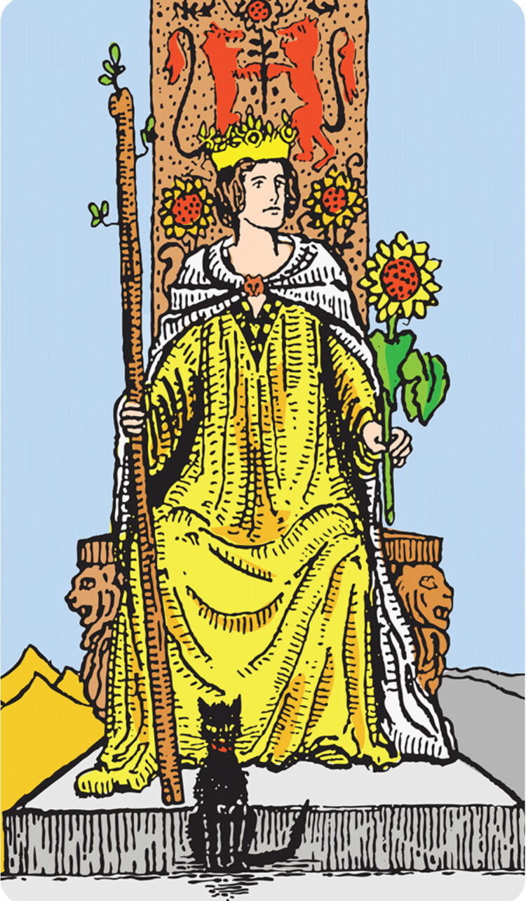 “Today’s a great day to get fired up, noticed & take action.” Queen Of Wands Join my Patre