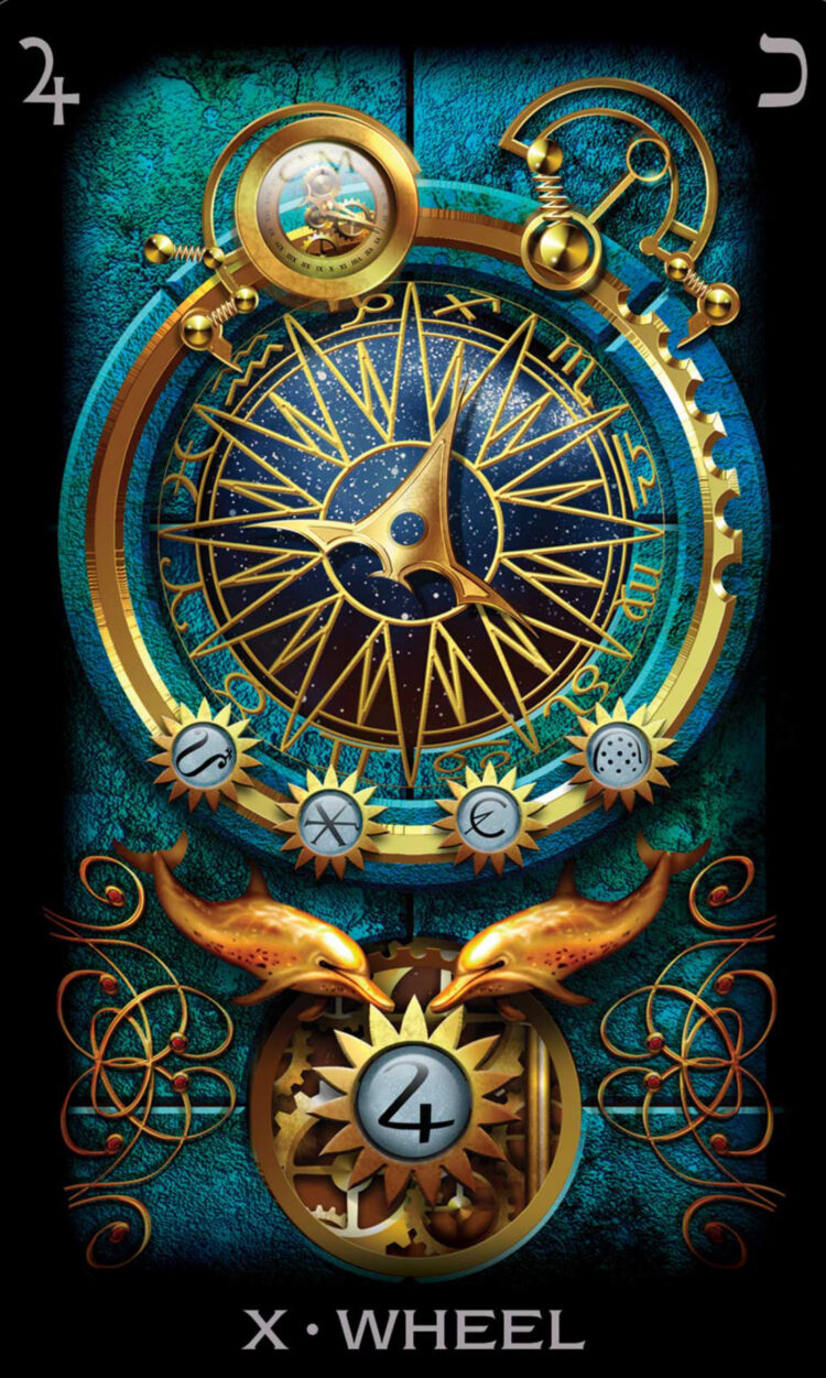 “Today’s a great day to roll with the abundant flow.” The Wheel – Tarot Of Dreams Deck &