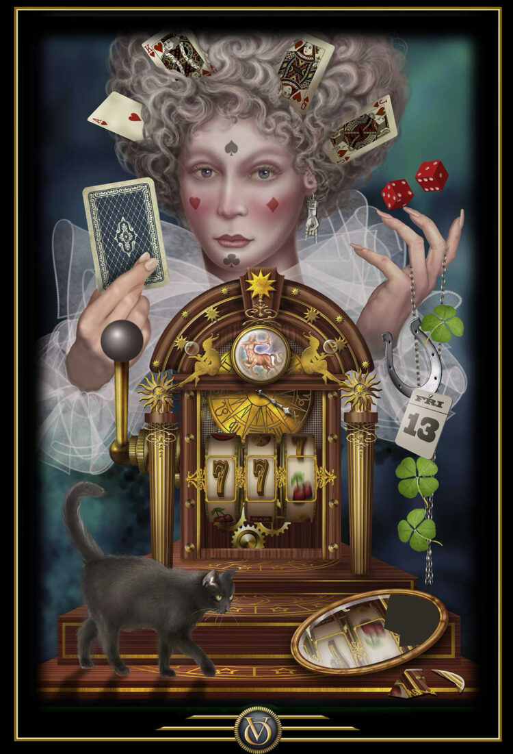 “Today’s a great day to take a calculated risk.” Lady Luck – Oracle Of Visions Deck &amp