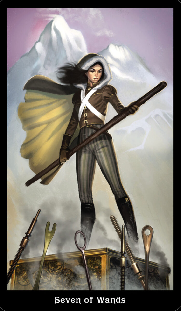 “Today’s a great day to fight those unseen forces for your transformation.” Seven Of Wands &#8